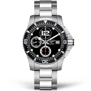 Копия часов Longines Sport Hydroconquest Chronograph 41mm L3.644.4.56.6 Арт.LN-0393