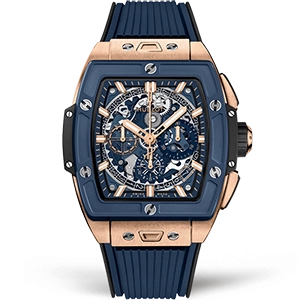 Копия часов Hublot Spirit Of Big Bang King Gold Blue Ceramic 42 642.OL.7180.RX Арт.HB-1278