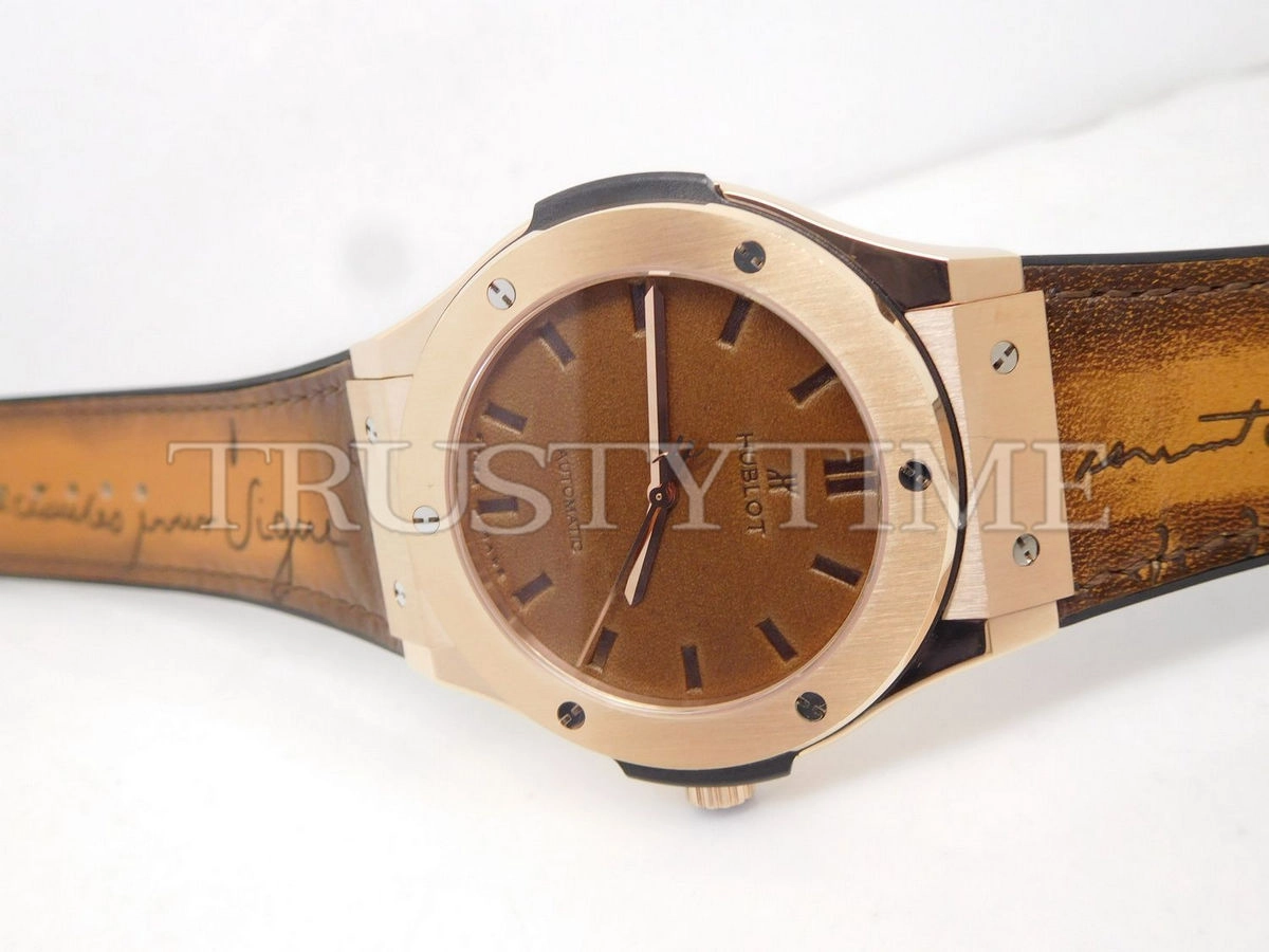 Копия часов Hublot Classic Fusion Berluti Scritto 45mm 511.OX.0500.VR.BER16 Арт.HB-0494