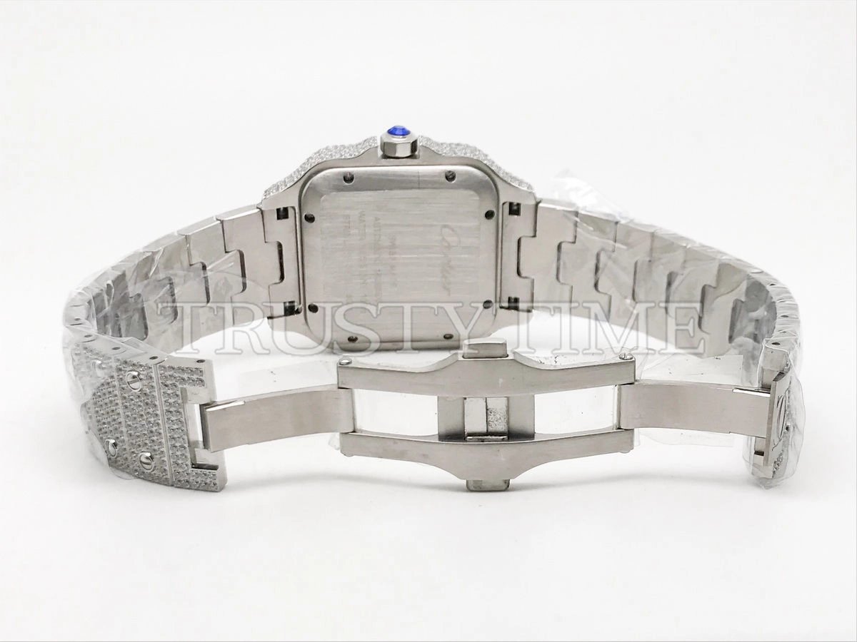 Копия часов Cartier Santos De Cartier 40 WSSA0018 Diamonds Арт.CR-0931