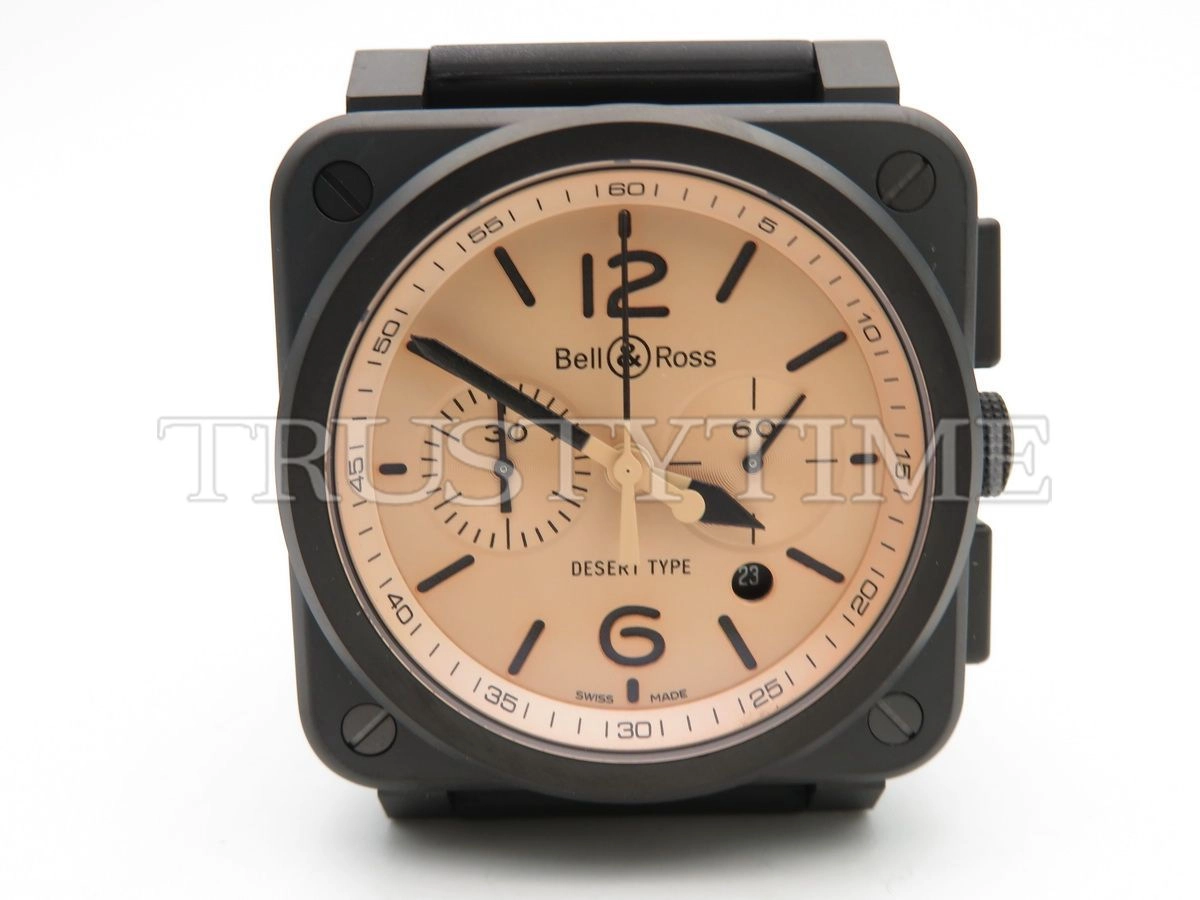 Копия часов Bell & Ross BR 03-94 Chronograph Desert Type BR0394-DESERT-CA Арт.BR-0253
