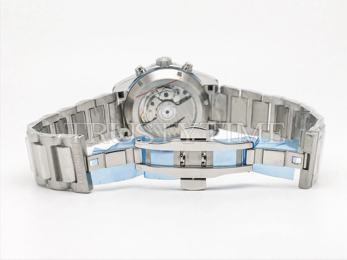 Копия часов Longines Conquest Chronograph 42 L3.835.4.72.6 Арт.LN-0425