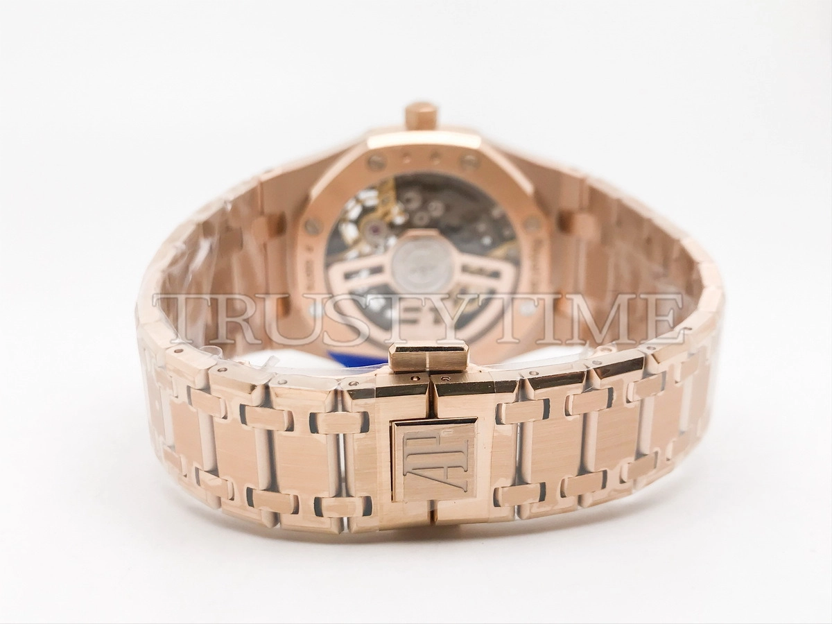 Копия часов Audemars Piguet Royal Oak Jumbo Extra-Thin Openworked 50th Anniversary 16204OR.OO.1240OR.01 Арт.AP-1210