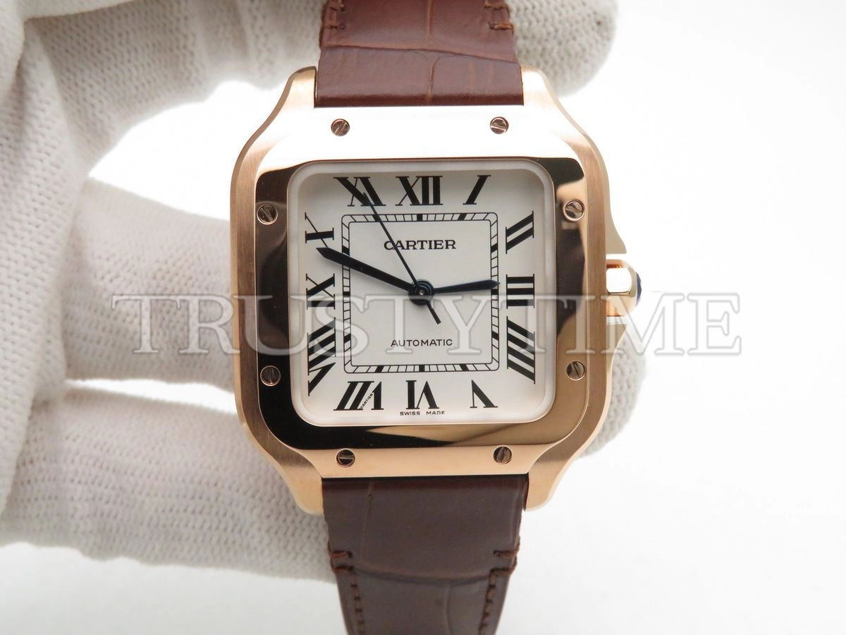 Копия часов Cartier Santos De Cartier 35 WGSA0012 Арт.CR-0664