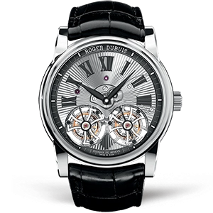 Копия часов Roger Dubuis Hommage Double Flying Tourbillon 45mm RDDBHO0562 Арт.RG-0451