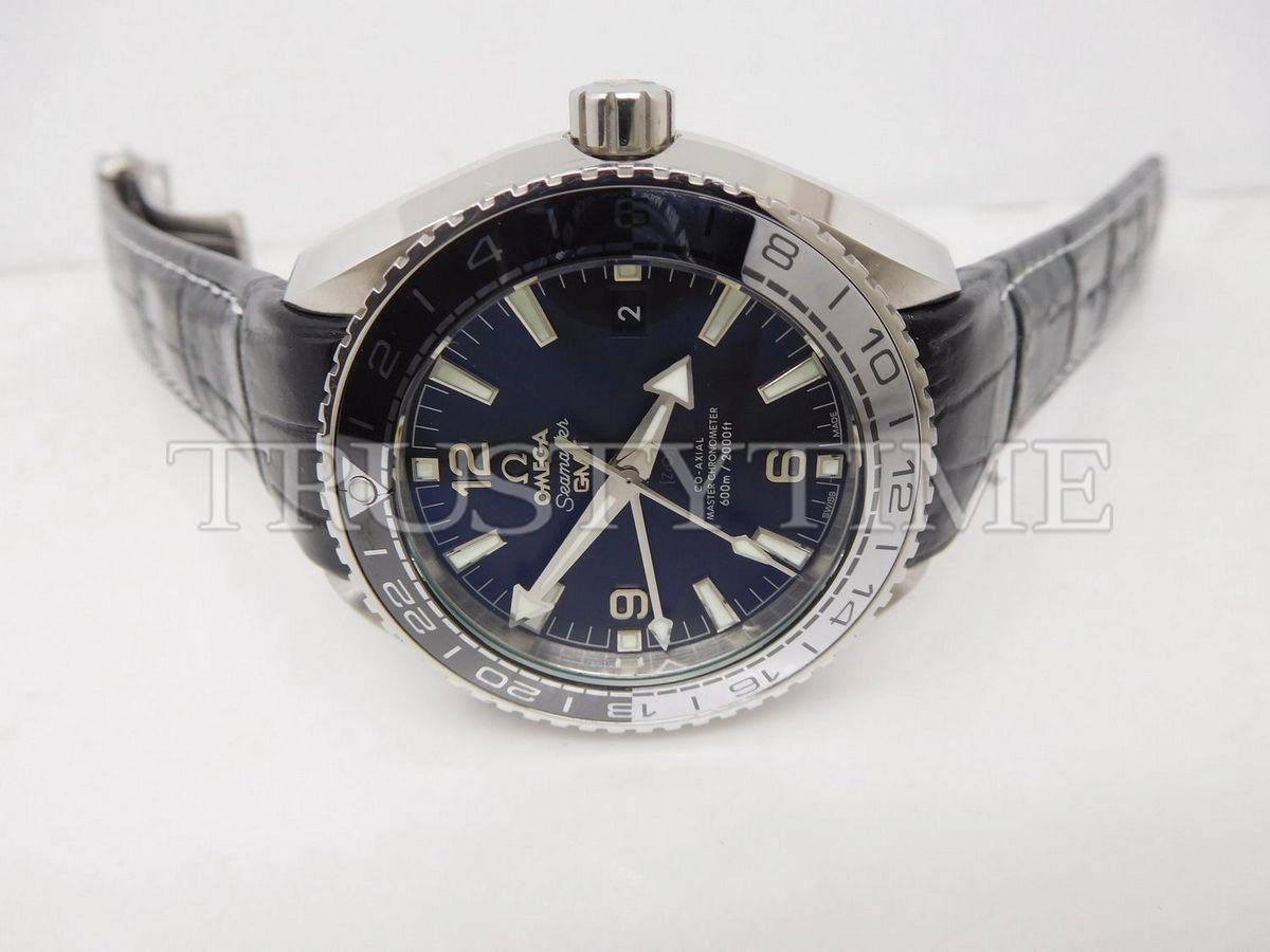 Копия часов Omega Seamaster Planet Ocean 600m Co‑Axial Master Chronometer GMT 43.5mm 215.33.44.22.01.001 Арт.OM-0656