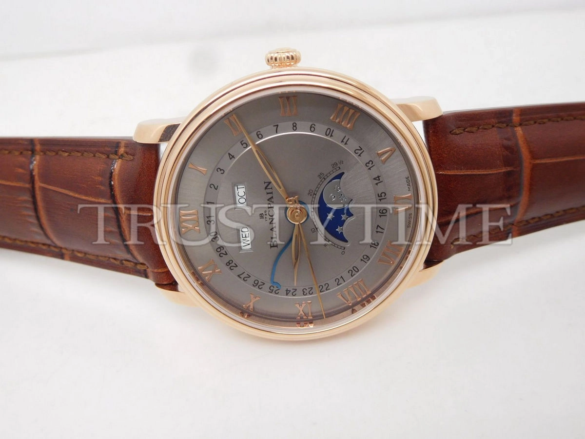 Копия часов Blancpain Villeret Moonphase 6654-3613-55B Арт.BP-0327