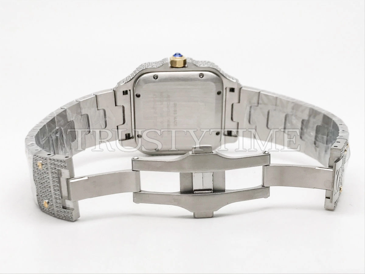 Копия часов Cartier Santos De Cartier 40 W2SA0009 Diamonds Арт.CR-0938