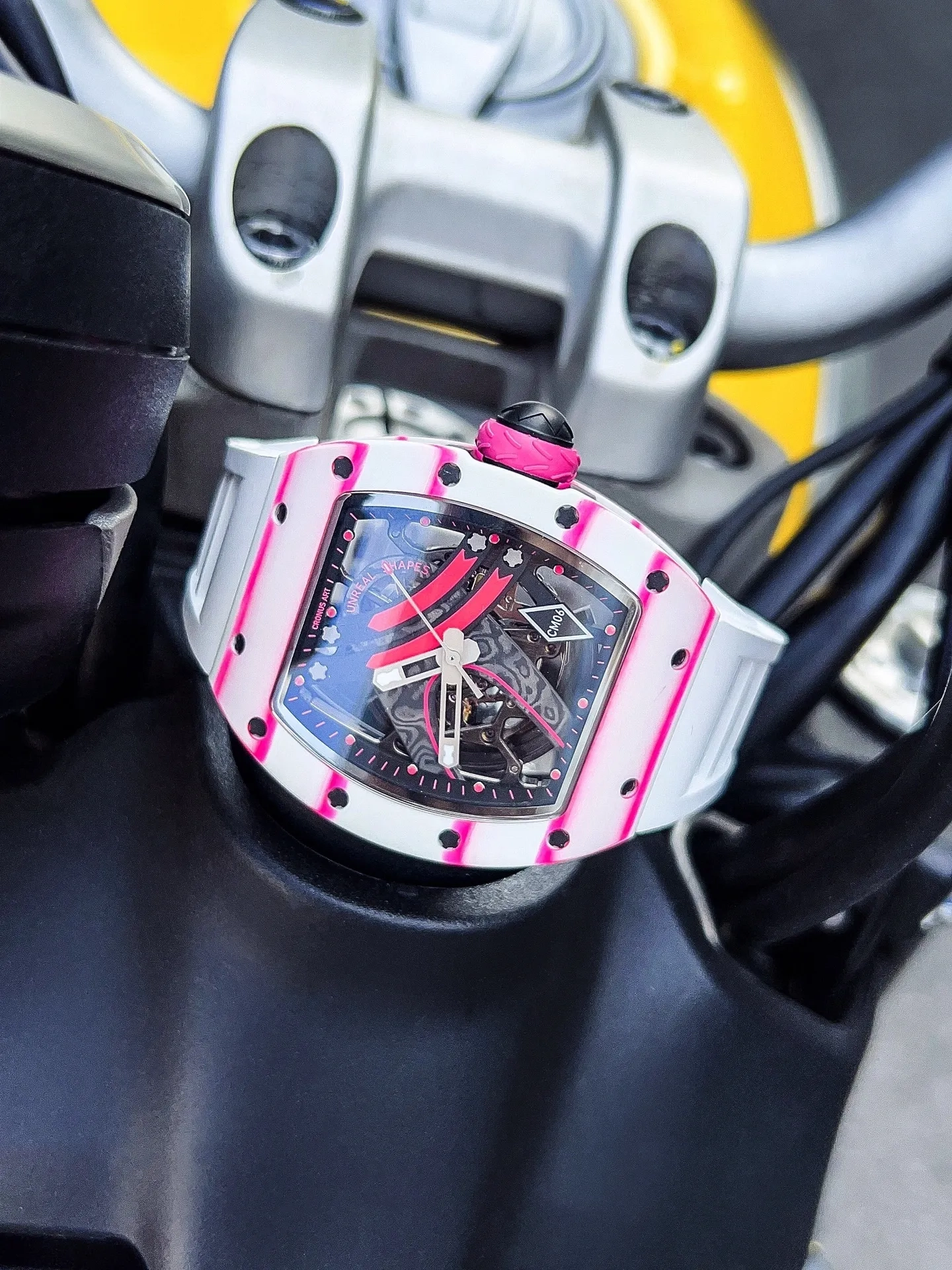 Копия часов CronusArt NTPT Carbon Fiber Watch CM06-P Арт.CA-0404