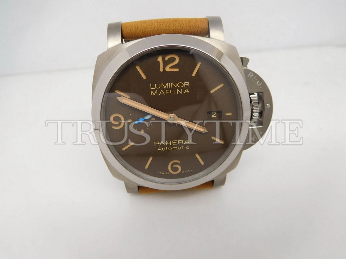 Копия часов Panerai Luminor 1950 Marina 3 Days Automatic Titanium 44mm PAM01351 Арт.PN-0715