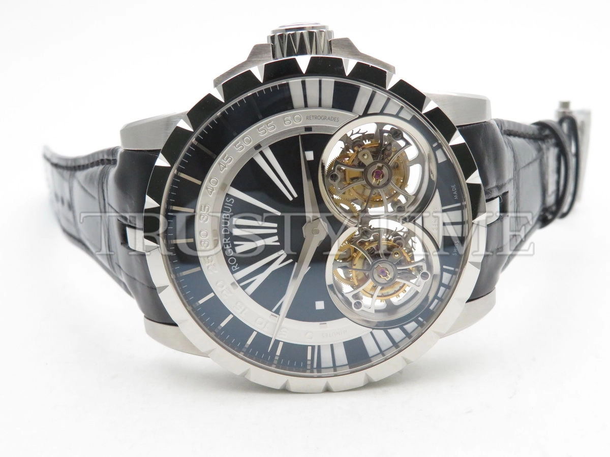 Копия часов Roger Dubuis Excalibur Double Flying Tourbillon 45mm RDDBEX0248 Арт.RG-0418