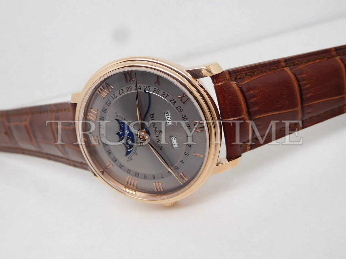 Копия часов Blancpain Villeret Moonphase 6654-3613-55B Арт.BP-0327