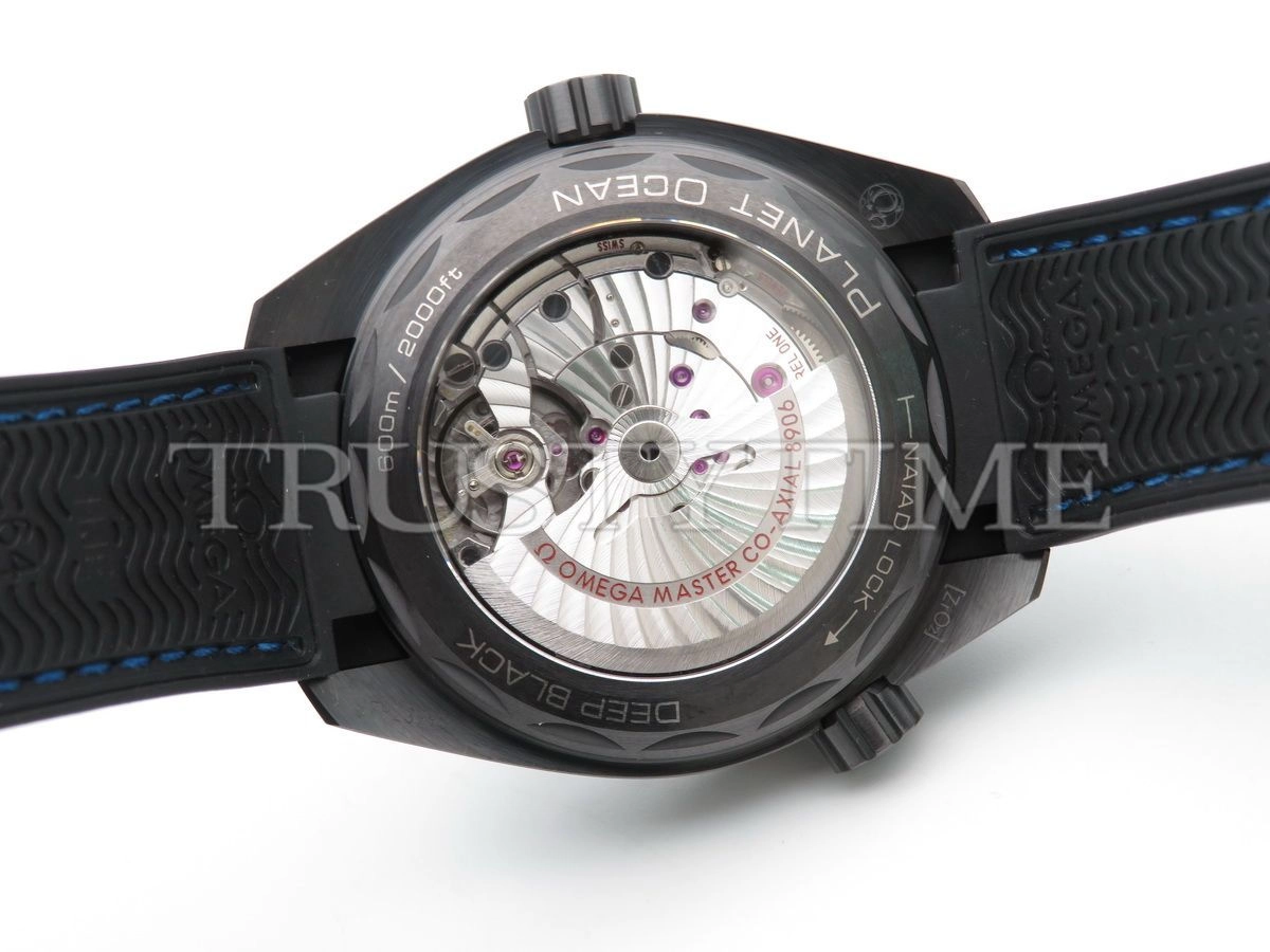 Копия часов Omega Seamaster Planet Ocean 600m Co‑Axial Master Chronometer GMT Deep Black 45,5mm215.92.46.22.01.002 Арт.OM-0650