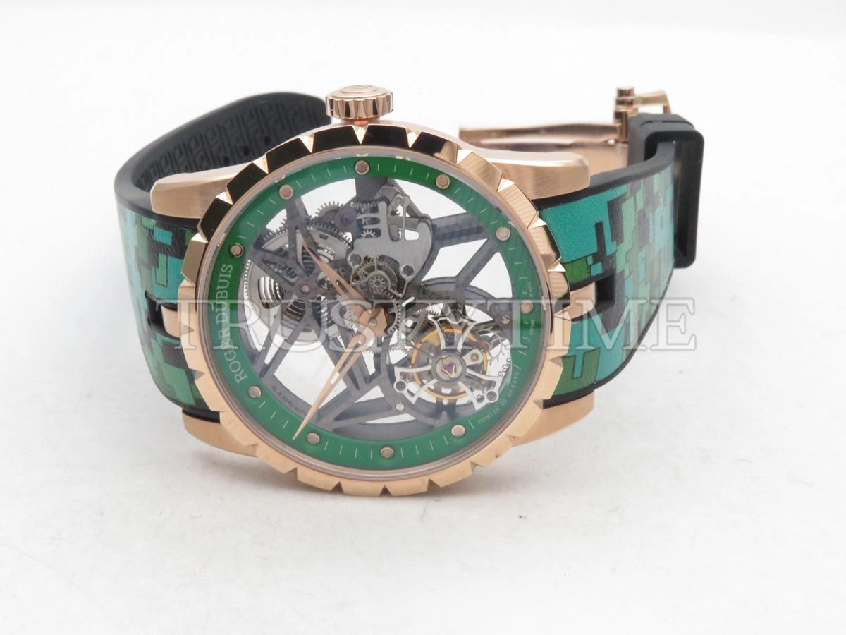 Копия часов Roger Dubuis Excalibur Skeleton Flying Tourbillon Арт.RG-0448