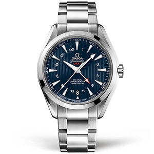 Копия часов Omega Seamaster Aqua Terra 150m Co-Axial Gmt 43mm 231.10.43.22.03.001 Арт.OM-0433