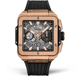 Копия часов Hublot Square Bang Unico King Gold 821.OX.0180.RX Арт.HB-1225