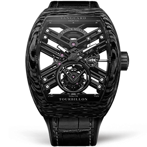 Копия часов Franck Muller Vanguard Tourbillon V-45-T-SQT Carbone Арт.FM-0708