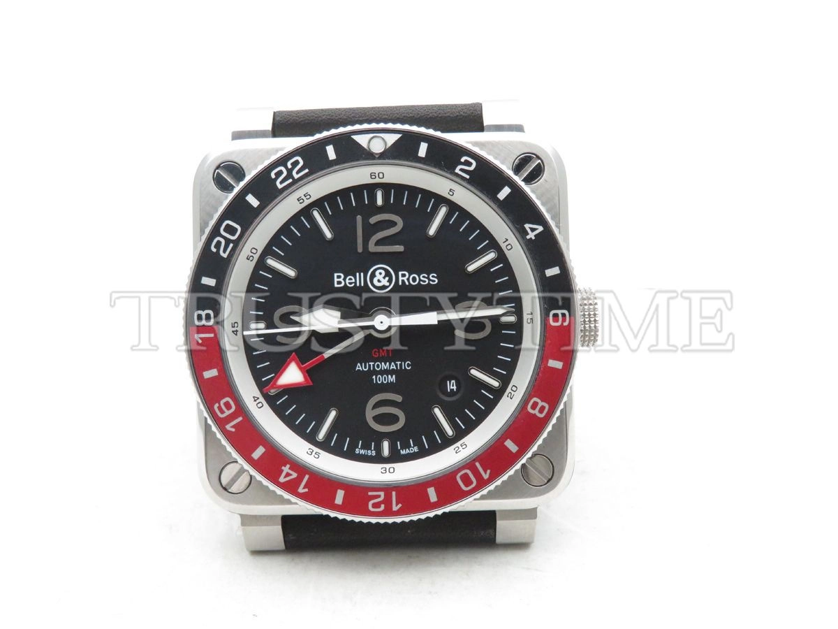 Копия часов Bell & Ross BR 03-93 GMT BR0393-BL-ST/SCA Арт.BR-0284