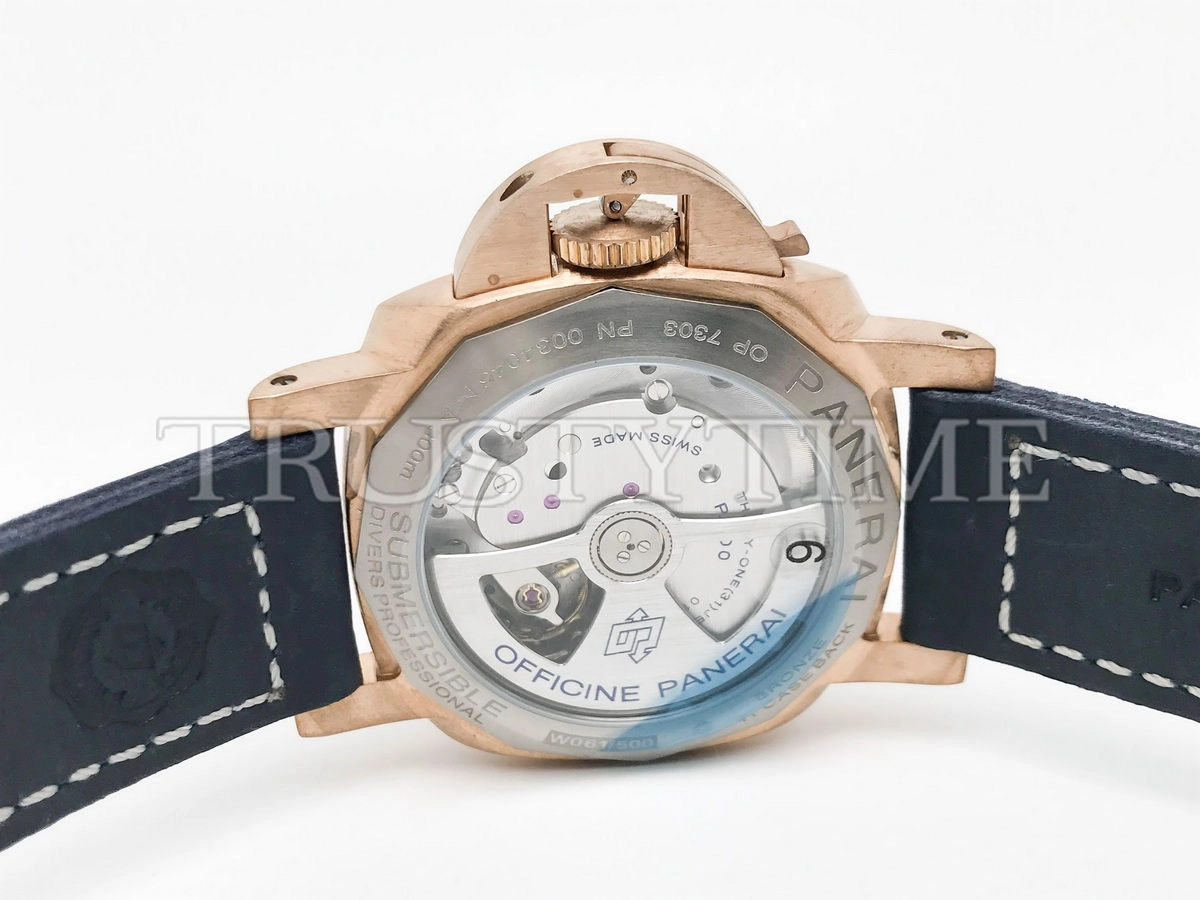 Копия часов Panerai Submersible Bronzo Blu Abisso 42mm PAM01074 Арт.PN-0874