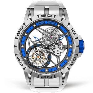 Копия часов Roger Dubuis Excalibur Spider Skeleton Flying Tourbillon 45mm RDDBEX0546 Арт.RG-0428