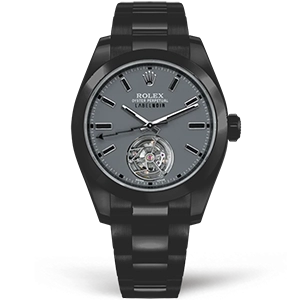Копия часов Rolex Milgauss Label Noir Tourbillon 43mm Арт.RX-1411