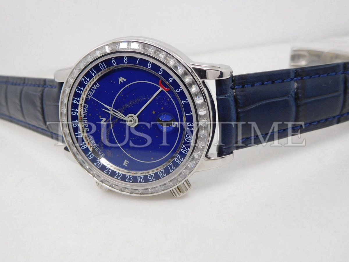 Копия часов Patek Philippe Grand Complications Celestial Sky Moon 44mm 6104G-001 Арт.PP-0444