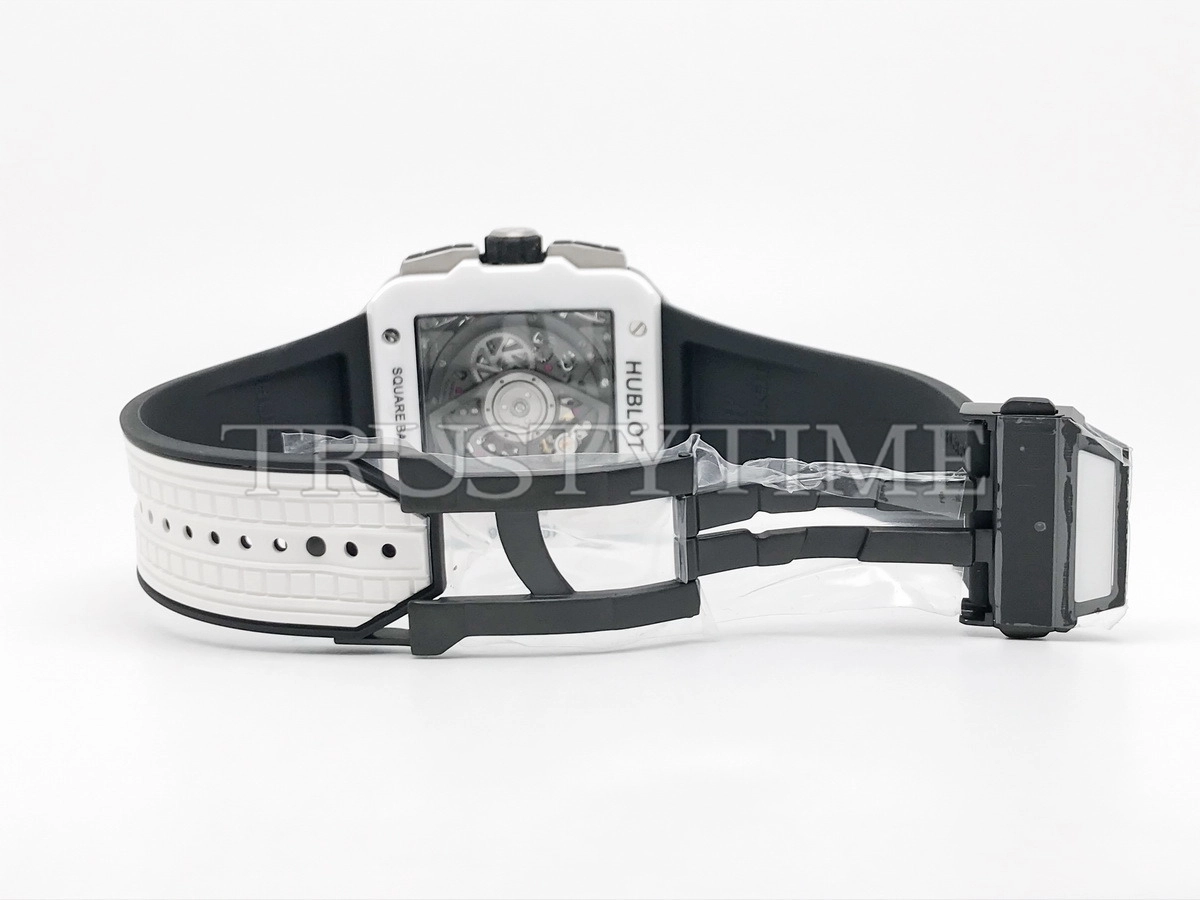 Копия часов Hublot Square Bang Unico White Ceramic 821.HX.0170.RX Арт.HB-1228