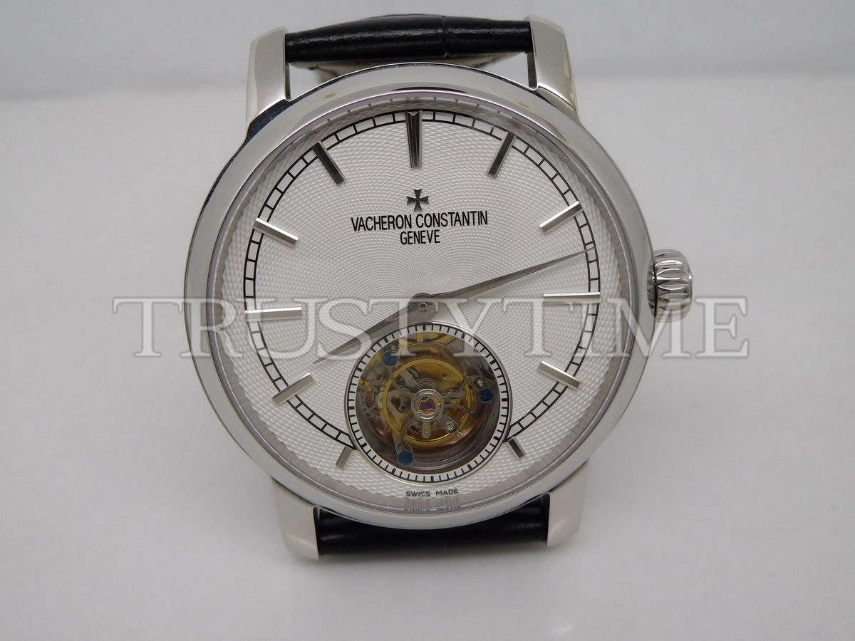 Копия часов Vacheron Constantin Traditionnelle Tourbillon 44mm 6500T/000P-9949 Арт.VC-0225