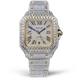 Копия часов Cartier Santos De Cartier 40 W2SA0009 Diamonds Арт.CR-0941