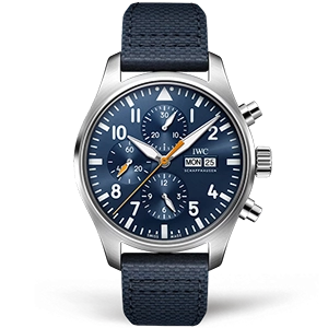 Копия часов IWC Pilot's Watch Chronograph Captain Blue 43 IW377729 Арт.IW-0907
