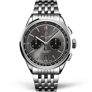 Копия часов Breitling Premier B01 Chronograph 42 AB0118221B1A1 Арт.BT-1124