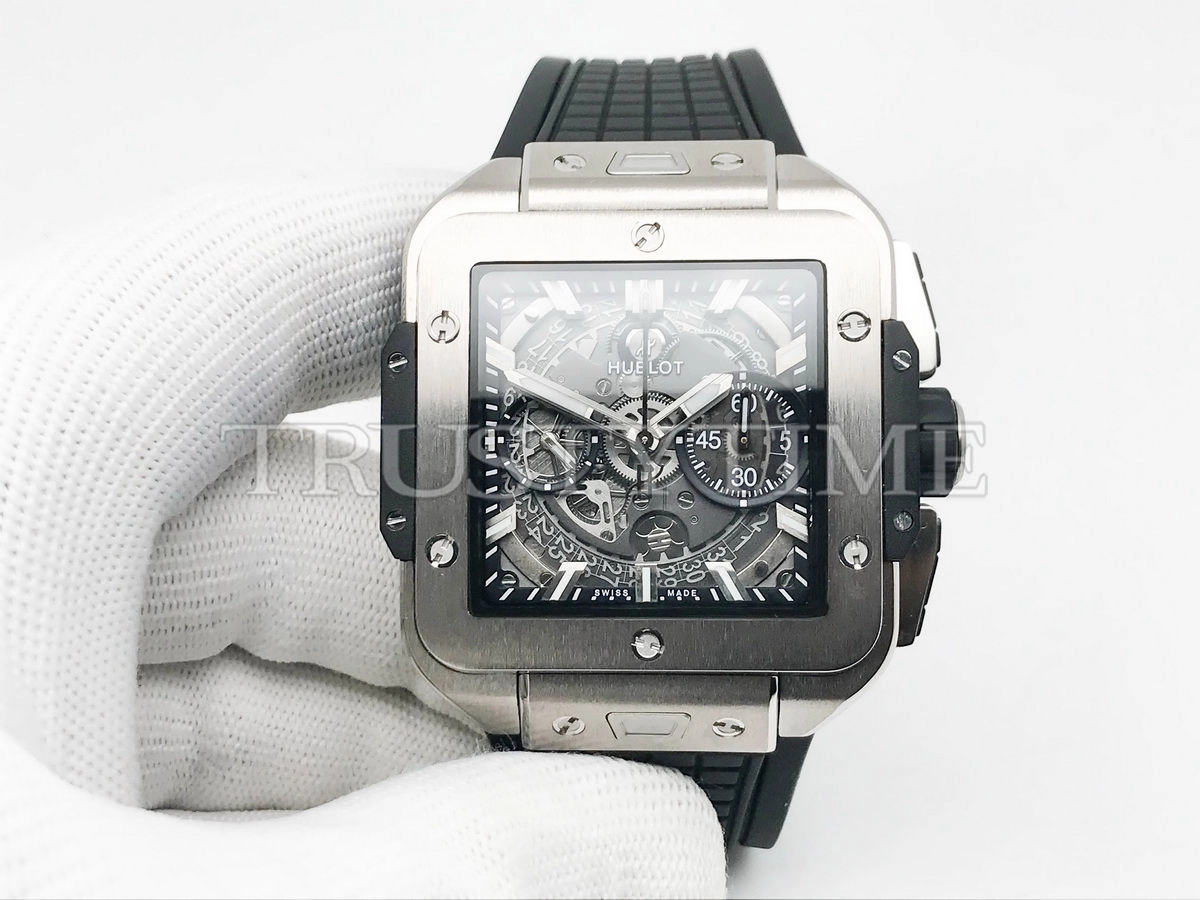 Копия часов Hublot Square Bang Unico Titanium 821.NX.0170.RX Арт.HB-1223