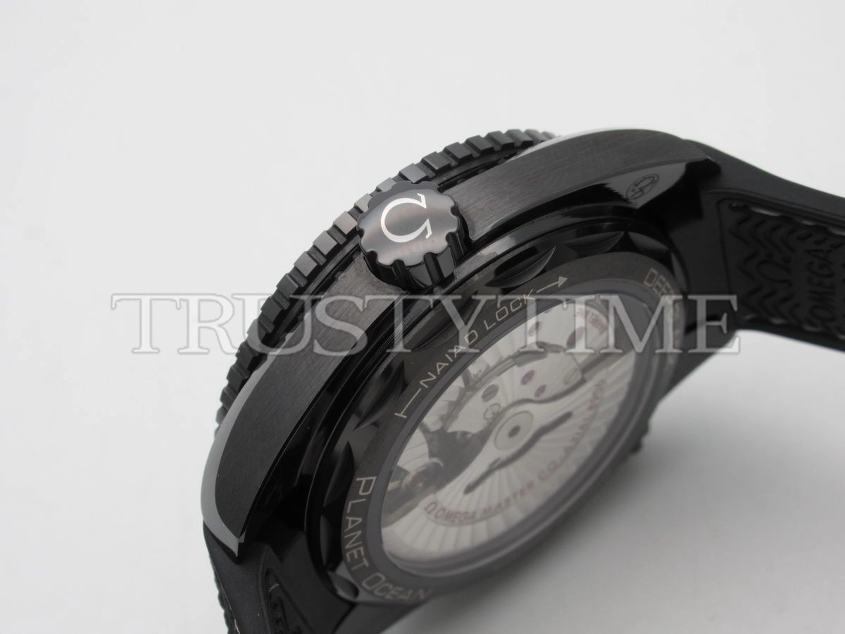 Копия часов Omega Seamaster Planet Ocean 600m Co‑Axial Master Chronometer GMT Deep Black 45,5mm 215.92.46.22.01.001 Арт.OM-0652