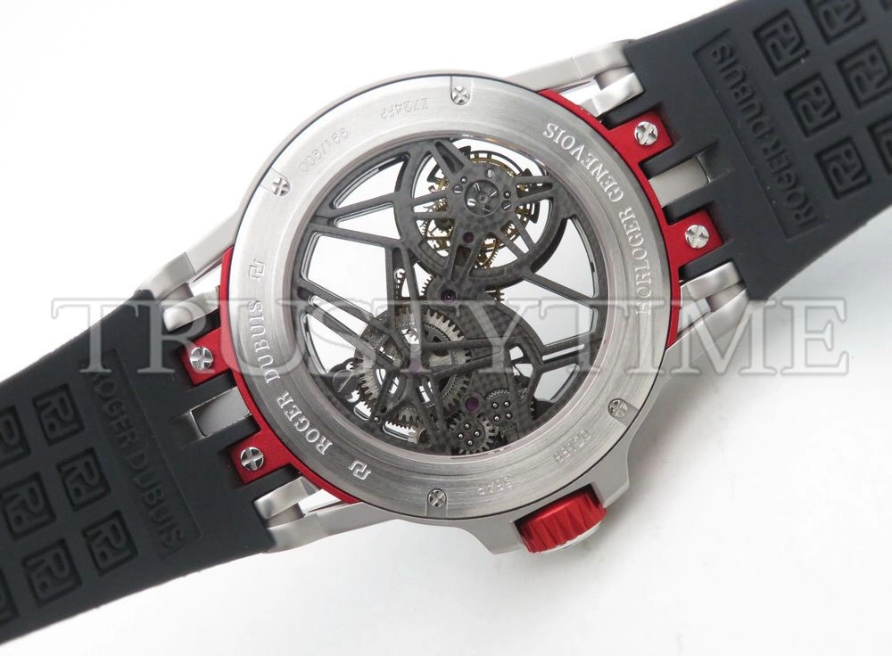Копия часов Roger Dubuis Excalibur Spider Skeleton Flying Tourbillon 45mm RDDBEX0545 Арт.RG-0421