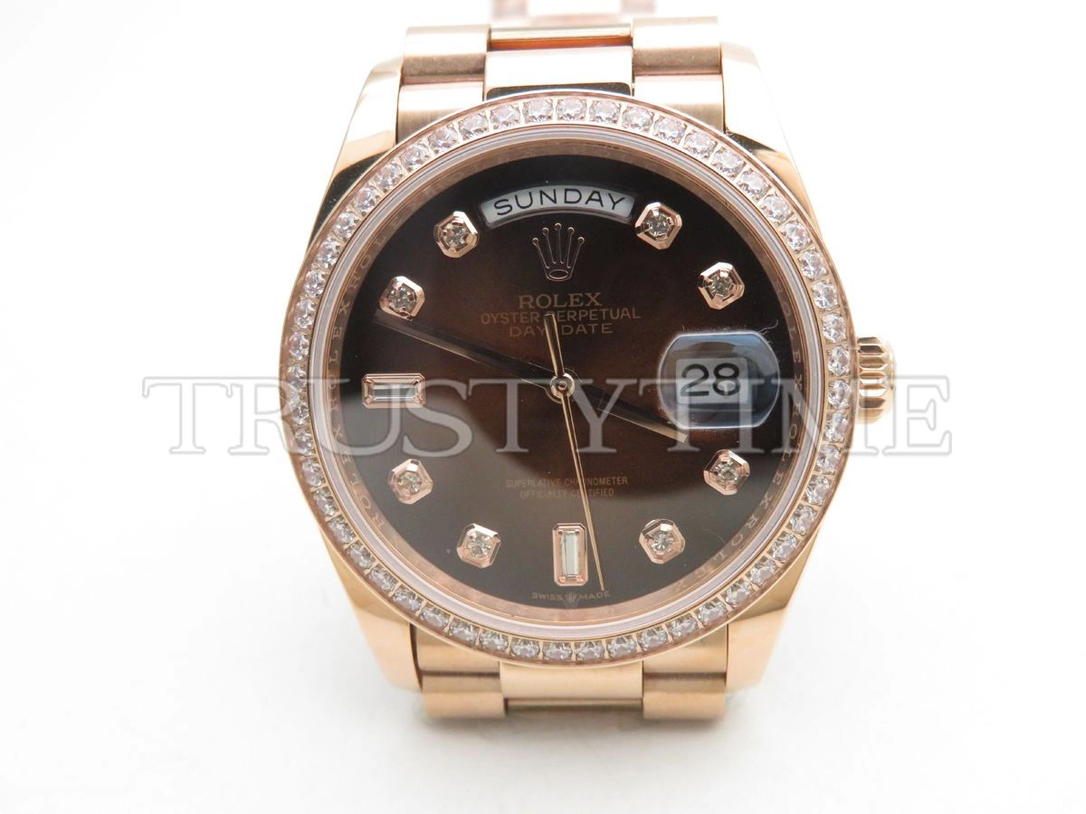 Копия часов Rolex Day-Date 36mm 128345RBR-0040 Арт.RX-1047