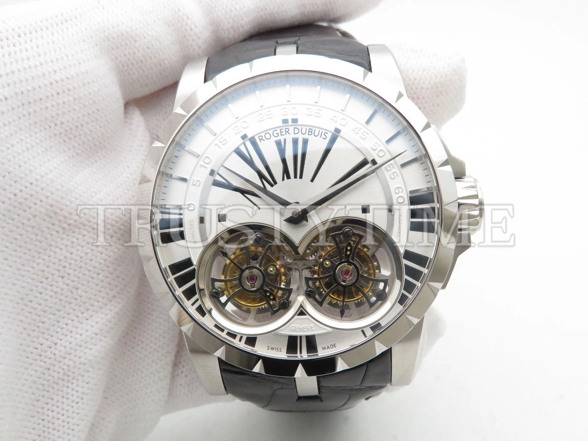 Копия часов Roger Dubuis Excalibur Double Flying Tourbillon 45mm RDDBEX0250 Арт.RG-0417