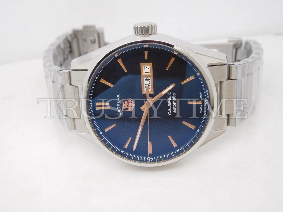 Копия часов Tag Heuer Carrera Calibre 5 Day Date 41mm WAR201C.BA0723 Арт.TG-0433