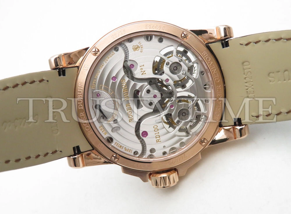 Копия часов Roger Dubuis Excalibur Double Flying Tourbillon 45mm RDDBEX0249 Арт.RG-0419