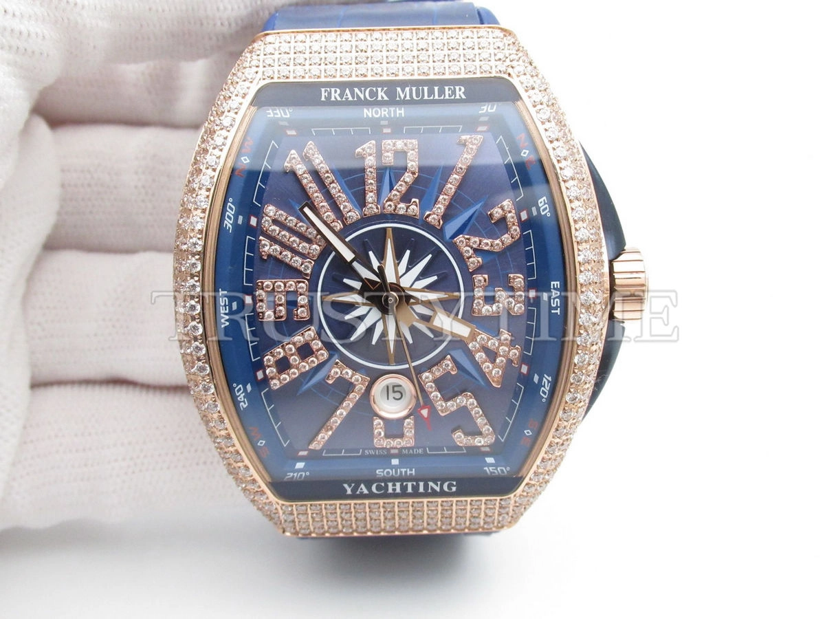 Копия часов Franck Muller Vanguard Yachting V 45 SC DT D YACHTING NBR CD 5N BL (FM155B) Арт.FM-0623