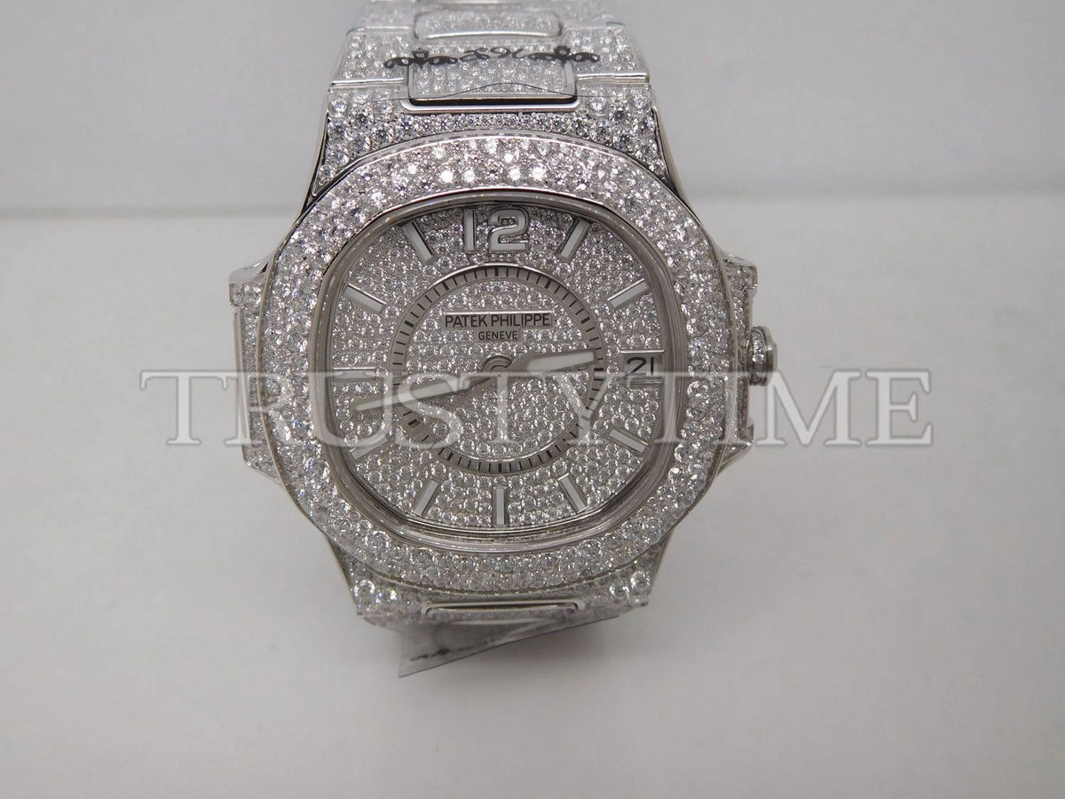 Копия часов Patek Philippe Nautilus Ladies 34mm 7021/1G-001 Арт.PP-0500