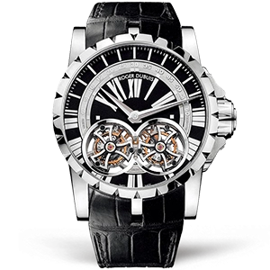 Копия часов Roger Dubuis Excalibur Double Flying Tourbillon 45mm RDDBEX0248 Арт.RG-0418