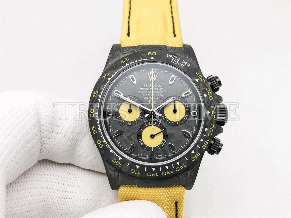Копия часов Rolex Cosmograph Daytona DIW Lemon Edition Арт.RX-2296