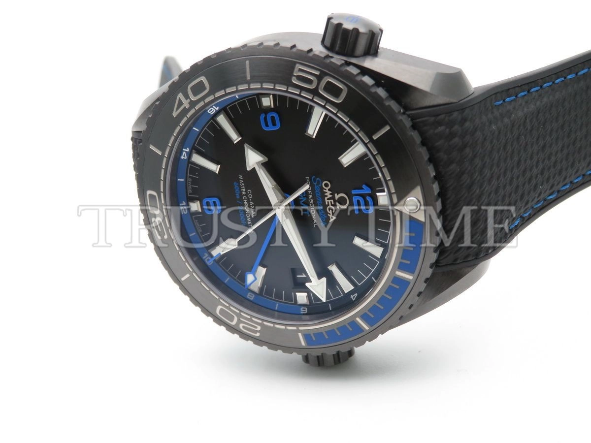 Копия часов Omega Seamaster Planet Ocean 600m Co‑Axial Master Chronometer GMT Deep Black 45,5mm215.92.46.22.01.002 Арт.OM-0650