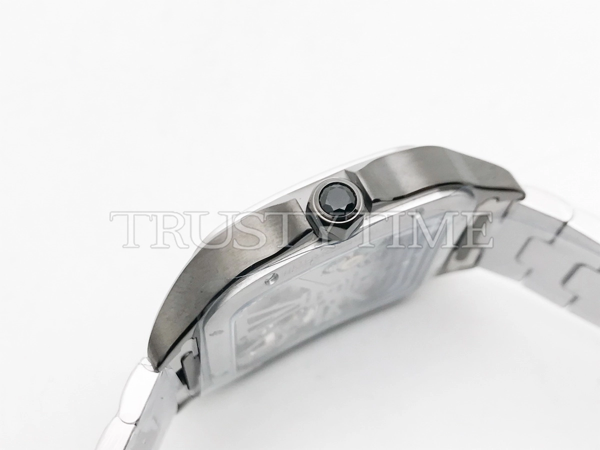 Копия часов Cartier Santos de Cartier Large Skeleton 40mm WHSA0027 Арт.CR-0896