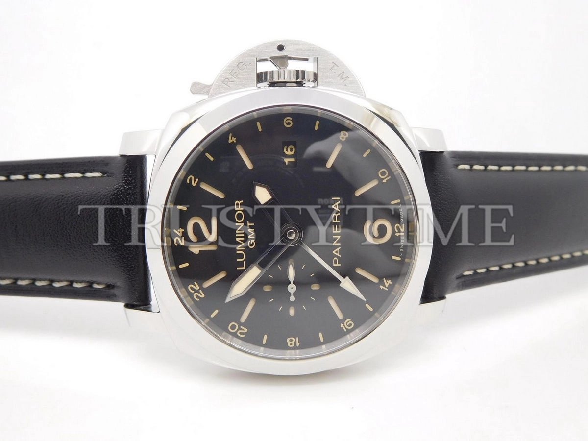 Копия часов Panerai Luminor 1950 3 Days GMT 24h Automatic Acciaio 44mm PAM00531 Арт.PN-0709