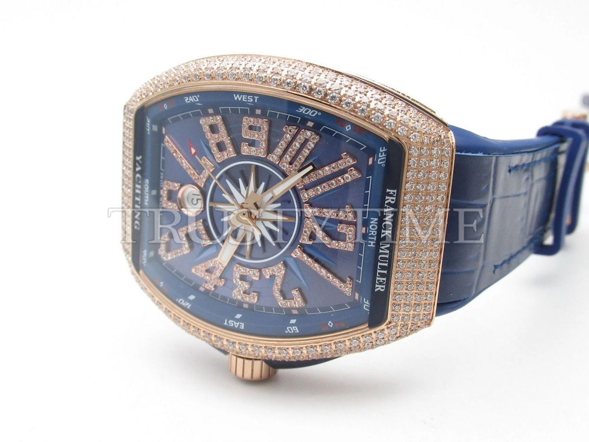 Копия часов Franck Muller Vanguard Yachting V 45 SC DT D YACHTING NBR CD 5N BL (FM155B) Арт.FM-0623