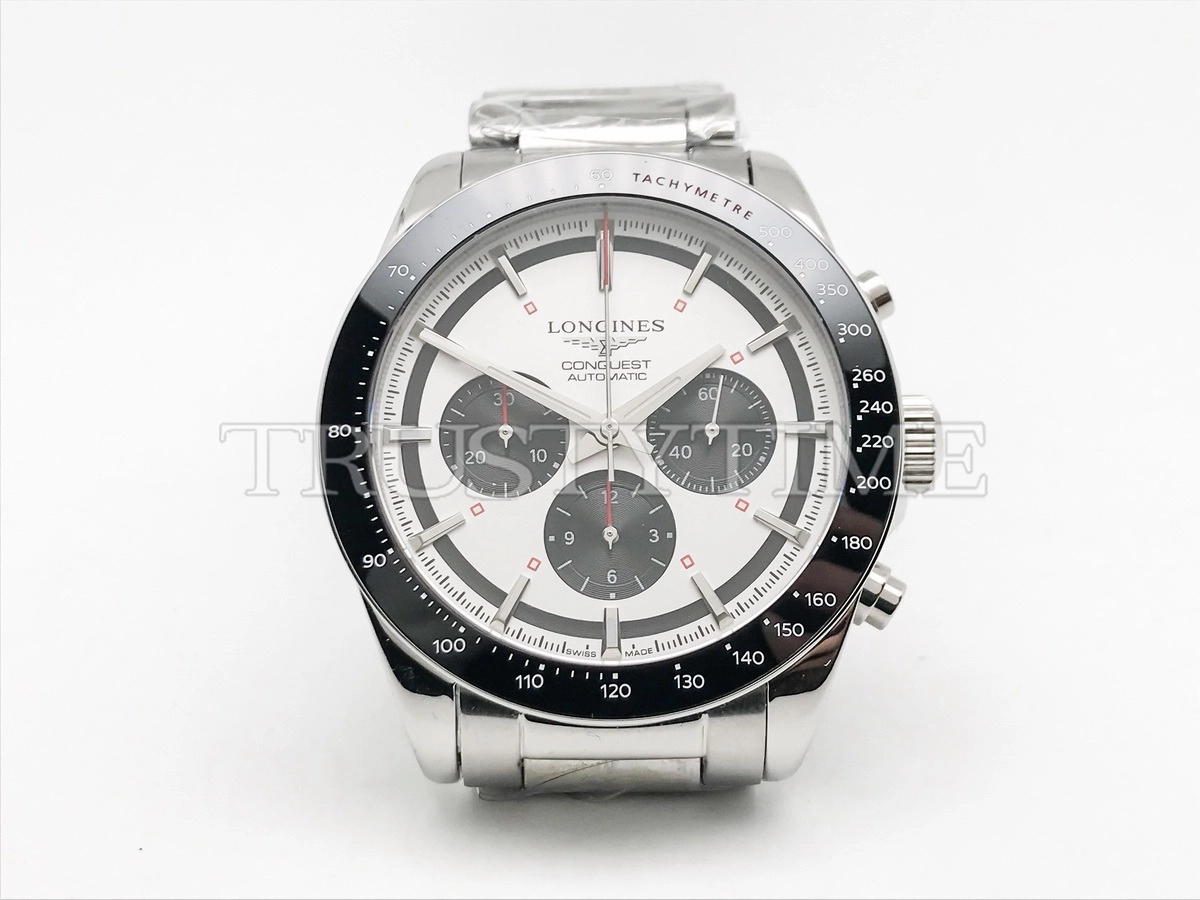 Копия часов Longines Conquest Chronograph 42 L3.835.4.72.6 Арт.LN-0425