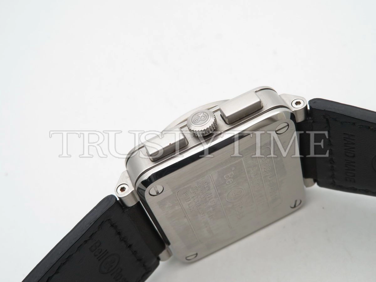Копия часов Bell & Ross BR 03-94 Black Steel Chronograph BR0394-BLC-ST/SCA Арт.BR-0250