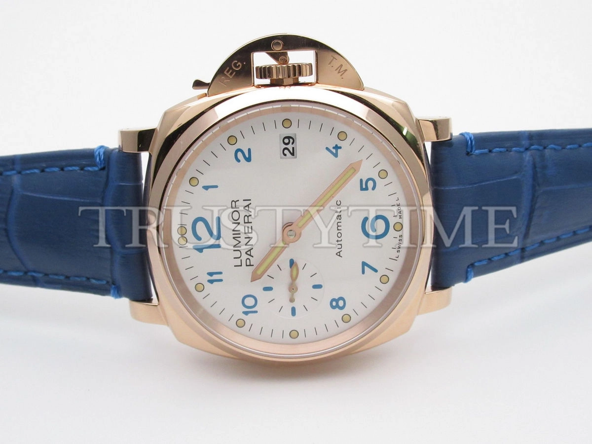 Копия часов Panerai Luminor Due 3 Days Automatic Oro Rosso 38 mm PAM00756 Арт.PN-0701