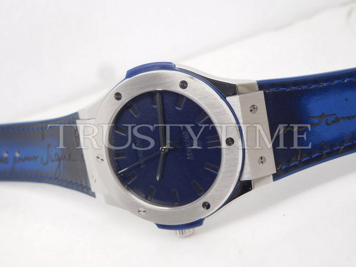 Копия часов Hublot Classic Fusion Berluti Scritto 45mm 511.NX.050B.VR.BER16 Арт.HB-0490